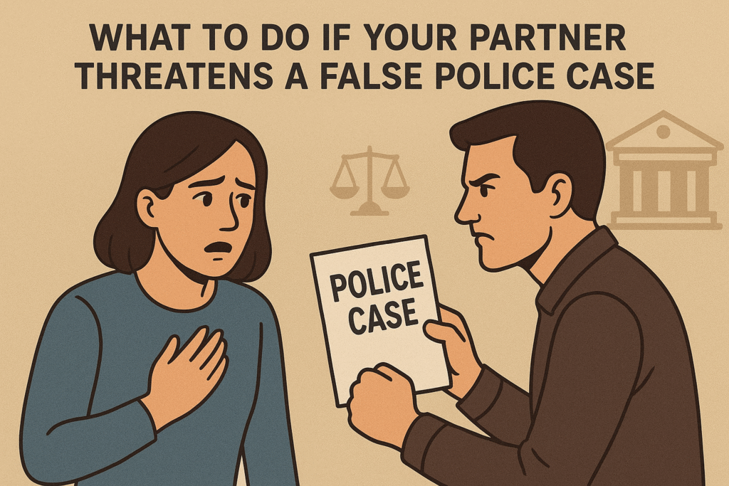 तुमच्या जोडीदाराने खोट्या पोलिस केसची धमकी दिल्यास काय करावे?